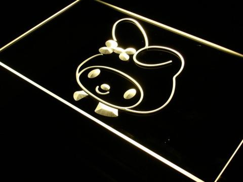 My Melody Head LED Neon Sign